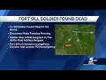 Investigation underway after Fort Sill soldier found dead in home