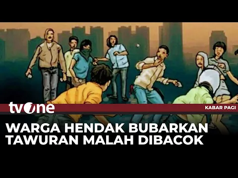 Seorang Warga Kena Luka Bacok saat Mencoba Bubarkan Aksi Tawuran