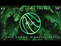 50/10 Exam Study Music Pomodoro Timer - 40Hz Gamma Binaural Beats for Study Focus and Test Revision