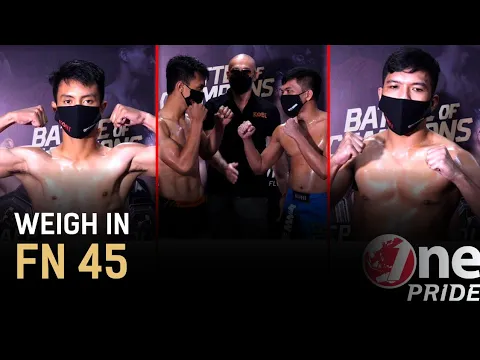 Bantamweight: Franky vs Muhammad Irfan | Weigh In Fight Night 45
