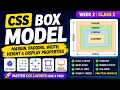 CSS Box Model Display Property Overflow Complete Beginner Tutorial