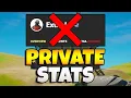 How to check people private Fortnite Tracker