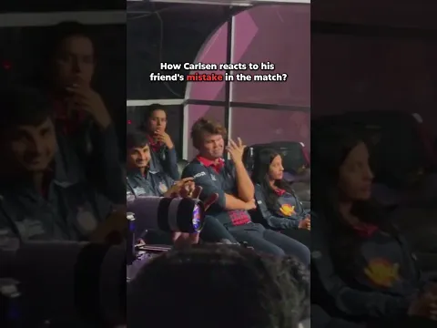 How does Magnus Carlsen REACT to His Friend's Mistake in the Chess Game 😂