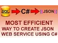 create json web service using c rest services tutorial