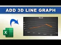 How to make 3d line graph in excel