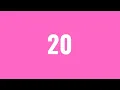 Countdown Timer 20 Second pink screen no copyright