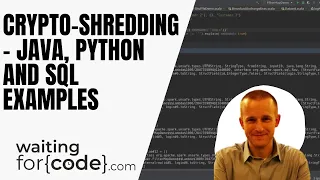 Crypto-shredding - encryption and decryption for Java Python and SQL