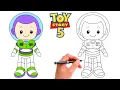 How To Draw Buzz Lightyear From Toy Story 5 Toy Story 5 Drawing