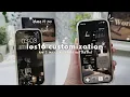 iOS16 aesthetic customization minimal dark theme widgets change icons tutorial