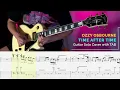 Ozzy Osbourne - Time After Time Guitar Solo Cover with TAB