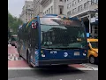 MTA NYCTA 2022 Novabus LFS Q32 Lcl Buses At West 59th Street 5th Avenue 2025