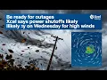 Be ready for outages Xcel says power shutoffs likely on Wednesday for high winds