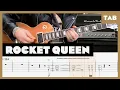 Download Lagu Guns N’ Roses - Rocket Queen - Guitar Tab | Lesson | Cover | Tutorial