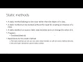 Static Keyword in java Static variable Static Method Static block Nested method in java