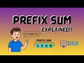 Stop Using Loops Master Prefix Sum in 5 Minutes