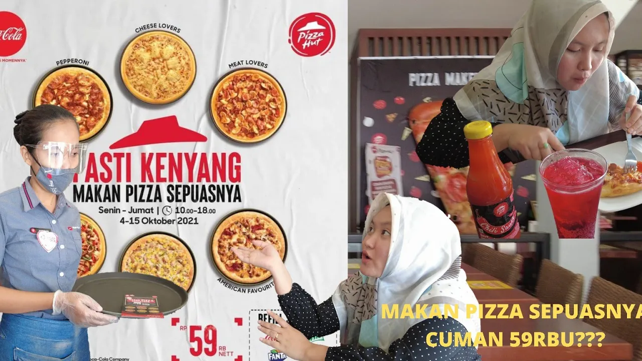 BATTLE MENU PIZZA HUT VS DOMINO'S PIZZA !! ENAKAN MANA YA ??