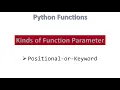 Positional-or-Keyword Parameter Python Hindi