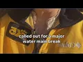 Renton water main break floods parking lot