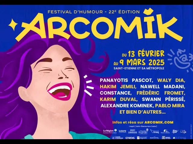 ⁣𝟰𝟮𝗧V Event | Arcomik 2025 : Le Grand Festival de l’Humour à Saint-Étienne ! 🎭