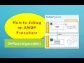 How to Debug an ABAP Managed Database Procedure AMDP in SAP Hana Studio
