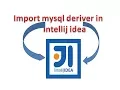import mysql deiver in intellij idea