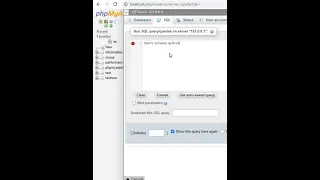 Create new database in MySQL