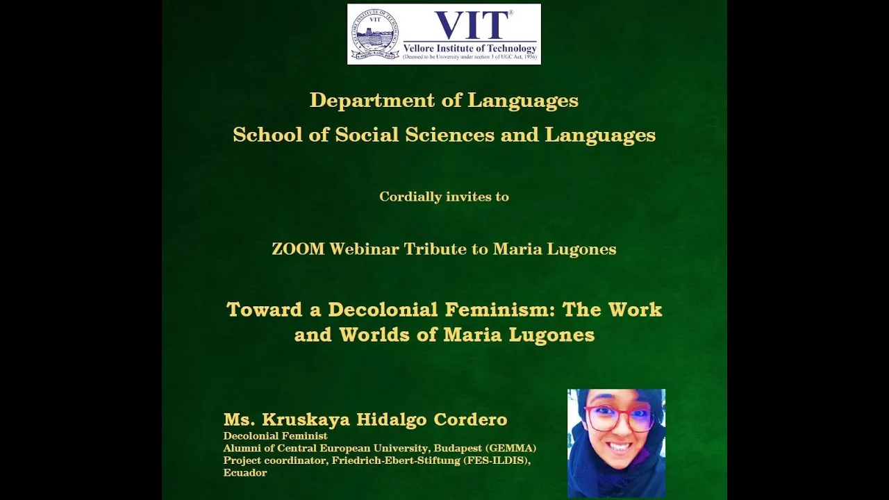 Toward a Decolonial Feminism: The Work and Worlds of Maria Lugones