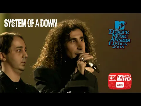 Download MP3 System Of A Down - B.Y.O.B. MTV EMA Music Awards 2005 With Receive Award (4K Ultra HD | 60 FPS)