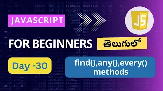find any every methods in JavaScript array methods in JavaScript JavaScript tutorials JavaScript