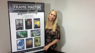 FrameMaster 24x36 Poster Frame Instructions - Movie Poster Frame