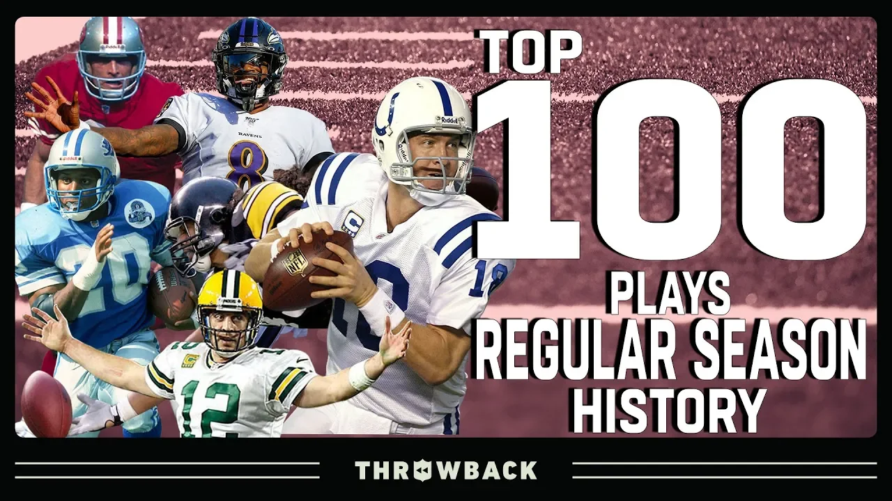 Top 100 Plays in Regular Season History! | NFL Throwback