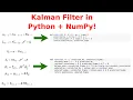 Coding Kalman Filter in Python NumPy Part 2
