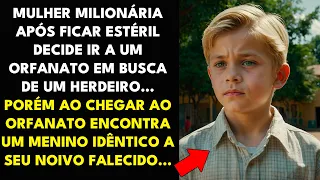 MULHER MILIONÁRIA APÓS FICAR ESTÉRIL DECIDE IR A UM ORFANATO EM BUSCA DE UM HERDEIRO... PORÉM AO...