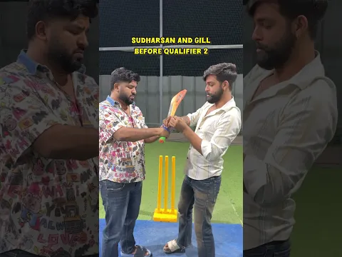 Gill And Sai Sudharsan Befor Qualifier 2 || Gt Vs RR #ipl #comedy #viral