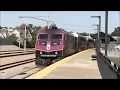 Restored rail line MBTA Greenbush Line