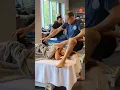 Slav Marinov at the World Massage Championship 2022 Side Lying Work