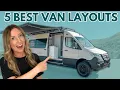 5 BEST VAN LAYOUTS must watch before van life
