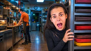 Stau Peste Noapte Într-un Restaurant !