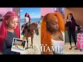 3 days as a Miami hairstylist Salon tour new clients networking beach day more
