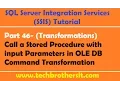 SSIS Tutorial Part 46 - Call a Stored Procedure with input Parameters in OLEDB Command Transformation