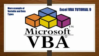 VBA Tutorial 9 Long Double Boolean and String data types Mastering Variable