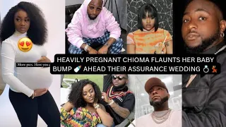 e choke pregnant chioma flaunts her baby bump as davido friend confirmed shes heavily pregnant 