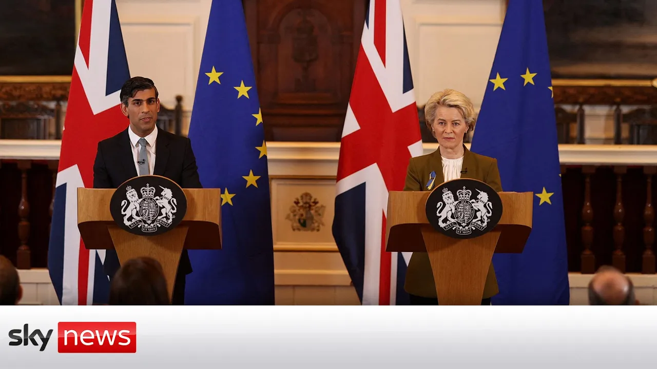 Northern Ireland: UK and EU agree 'new deal' on post-Brexit trade rules