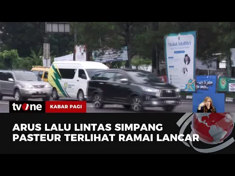 Pantauan Arus Lalu Lintas di Gerbang Tol Pasteur