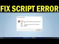 How To Fix Windows Script Host run vbs Error on Startup