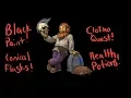 Graveyard Keeper Black Paint Conical Flasks Clotho Quest and Health Potions