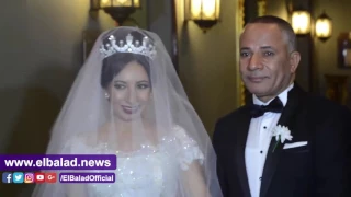 صدى البلد   أحمد موسى يبكي في زفاف ابنته  منة الله  دندنها