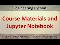Engineering Python 02C Course Materials and Jupyter Notebook