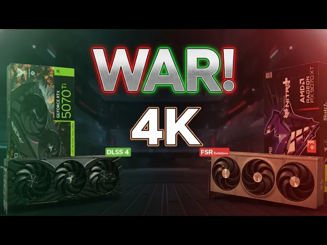 RX 9070 XT VS RTX 5070 Ti 4K Benchmarks | R9 9950X3D