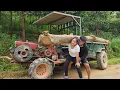 Download Lagu Agricultural vehicles carrying timber, purchasing and transporting huge logs
